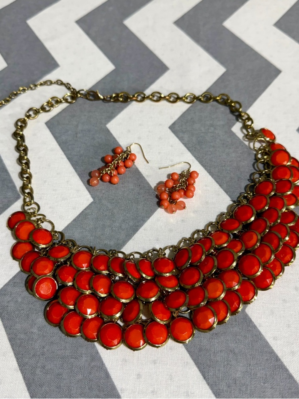 Orange Statement Set - Picture 2 of 8